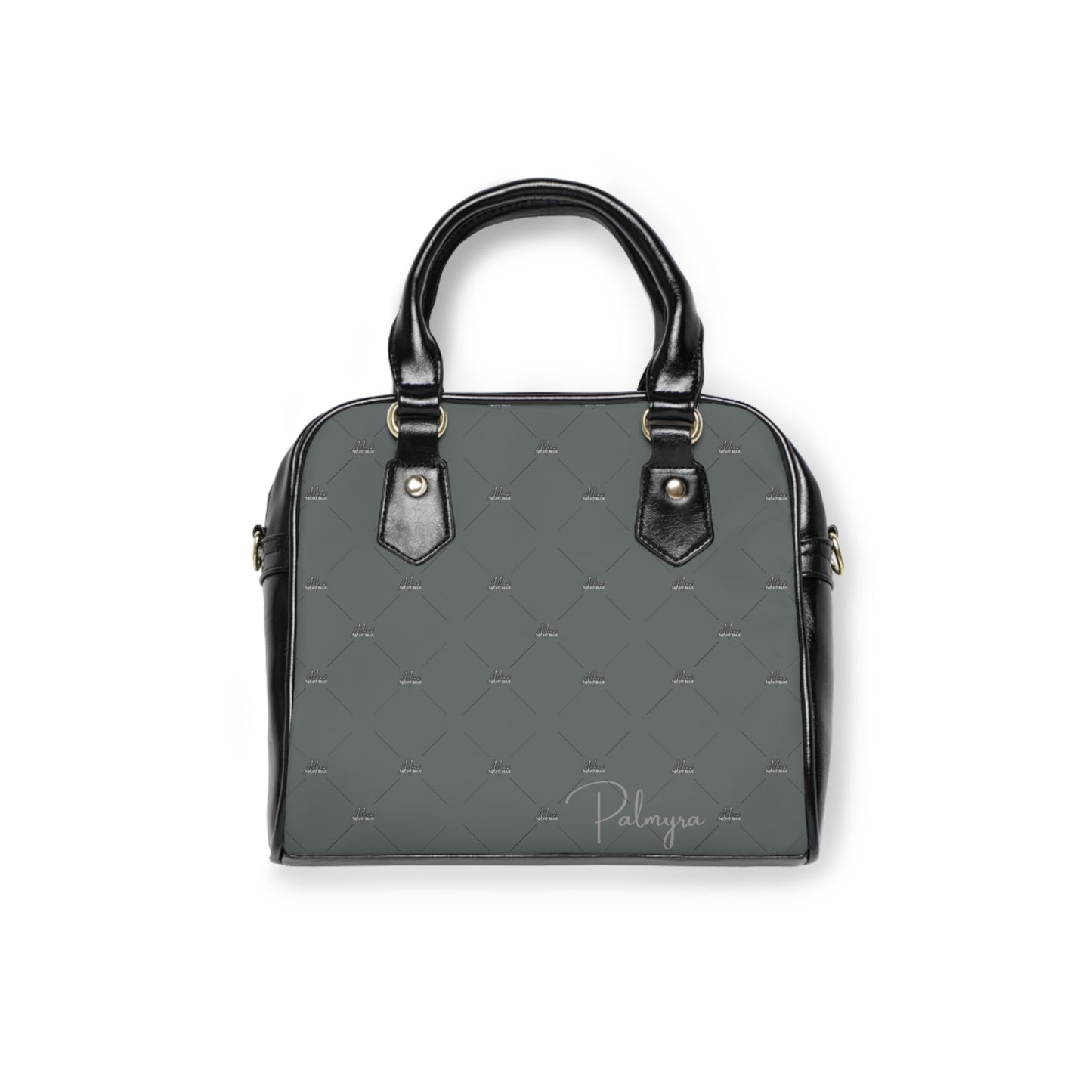 Multi-Patterm Palmyra, MIND NIGHT BLUE Schultertasche (grau)