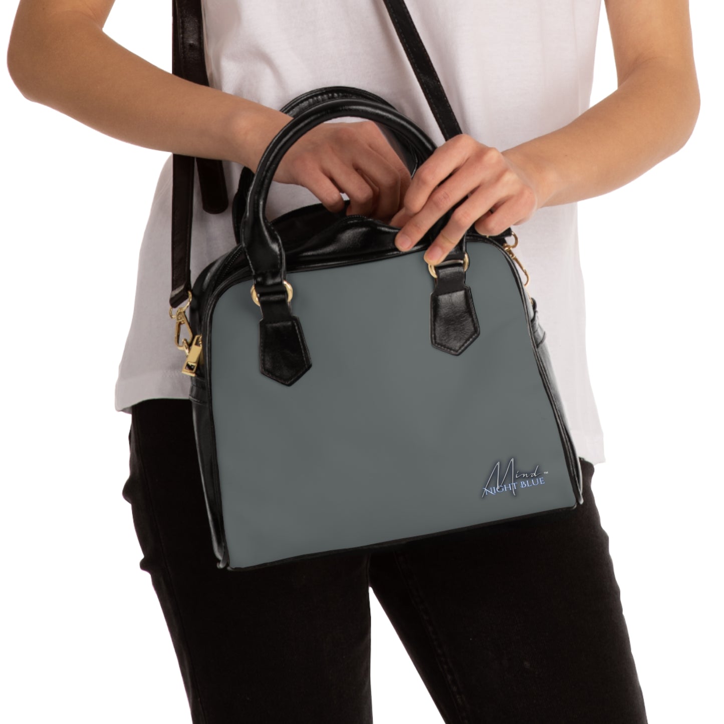 Palmyra, MIND NIGHT BLUE Shoulder Handbag (gray)