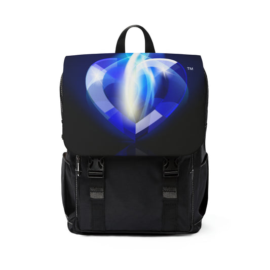 Unisex Bampire's Heart Casual Shoulder Backpack