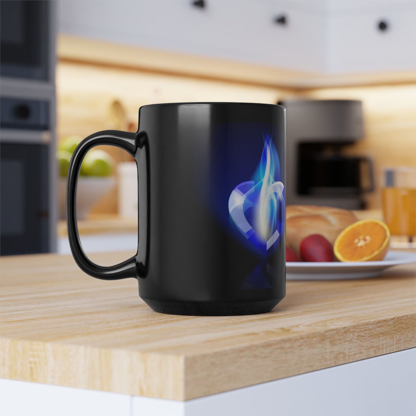 Black 15oz Mug — Night Blue "Where Your Mind Is Our Biggest Playground"